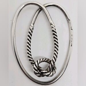 Sterling Silver Nautical Knot Money Clip